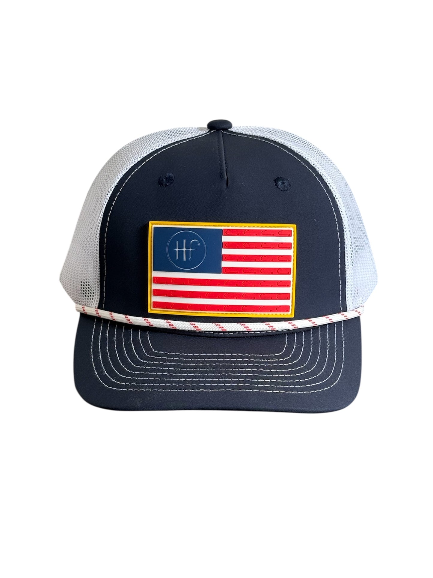Hatfish USA Flag Trucker Cap