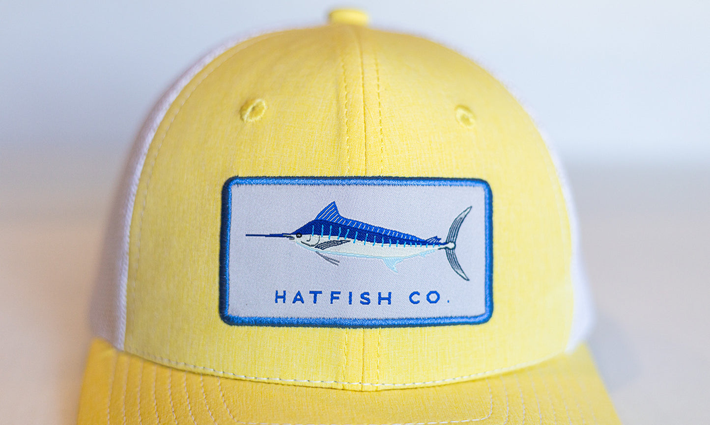 Kids Blue Marlin Trucker Cap