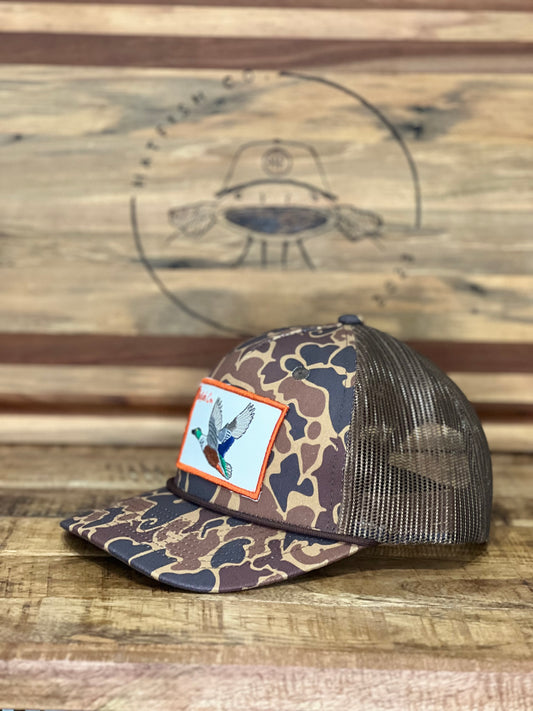 Camo Spoonbill Trucker Cap