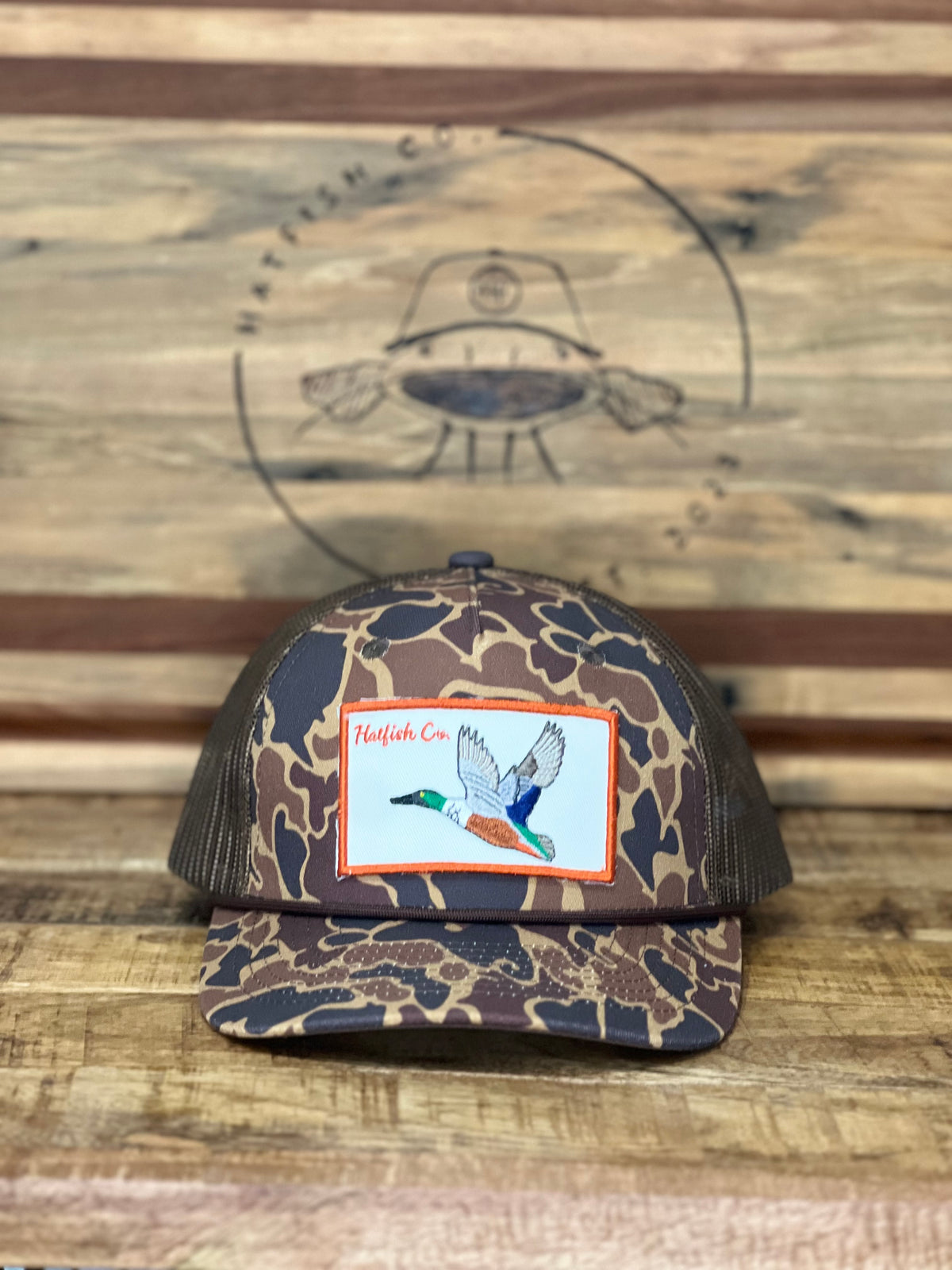 Camo Spoonbill Trucker Cap