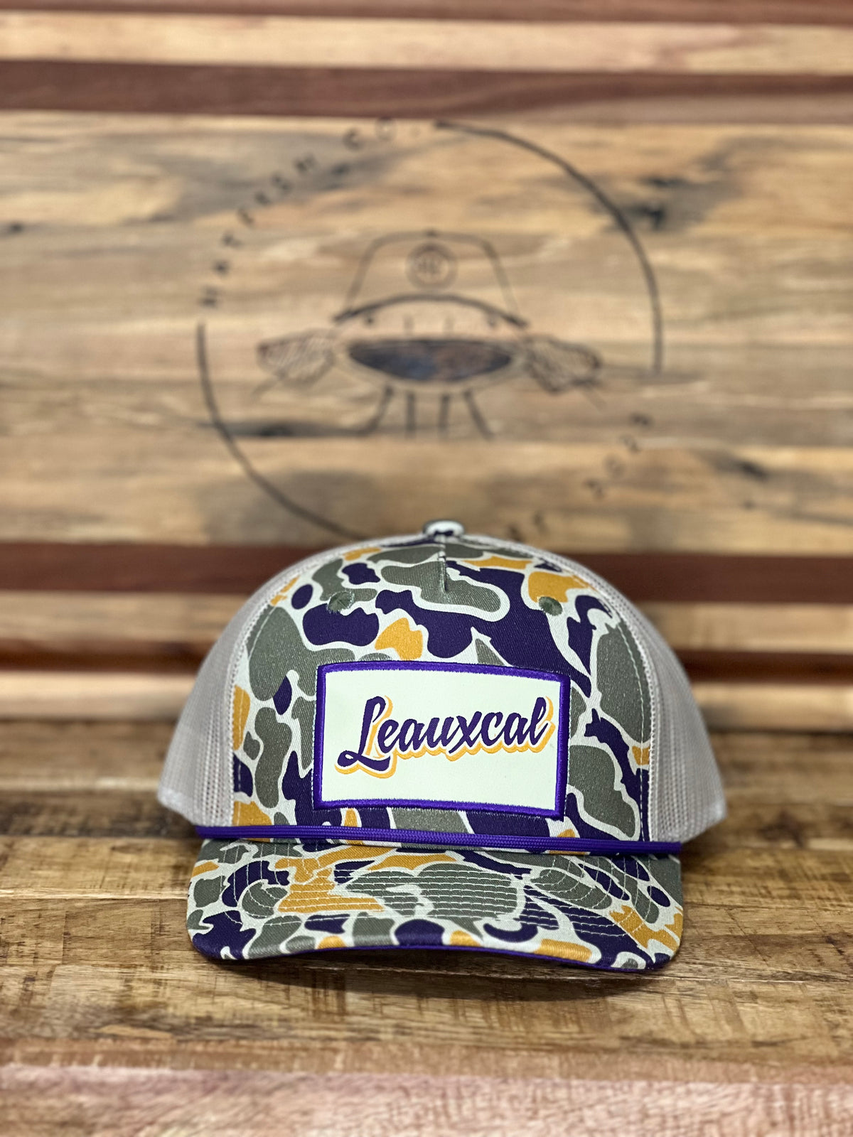 The Leauxcal Camo Trucker Hat