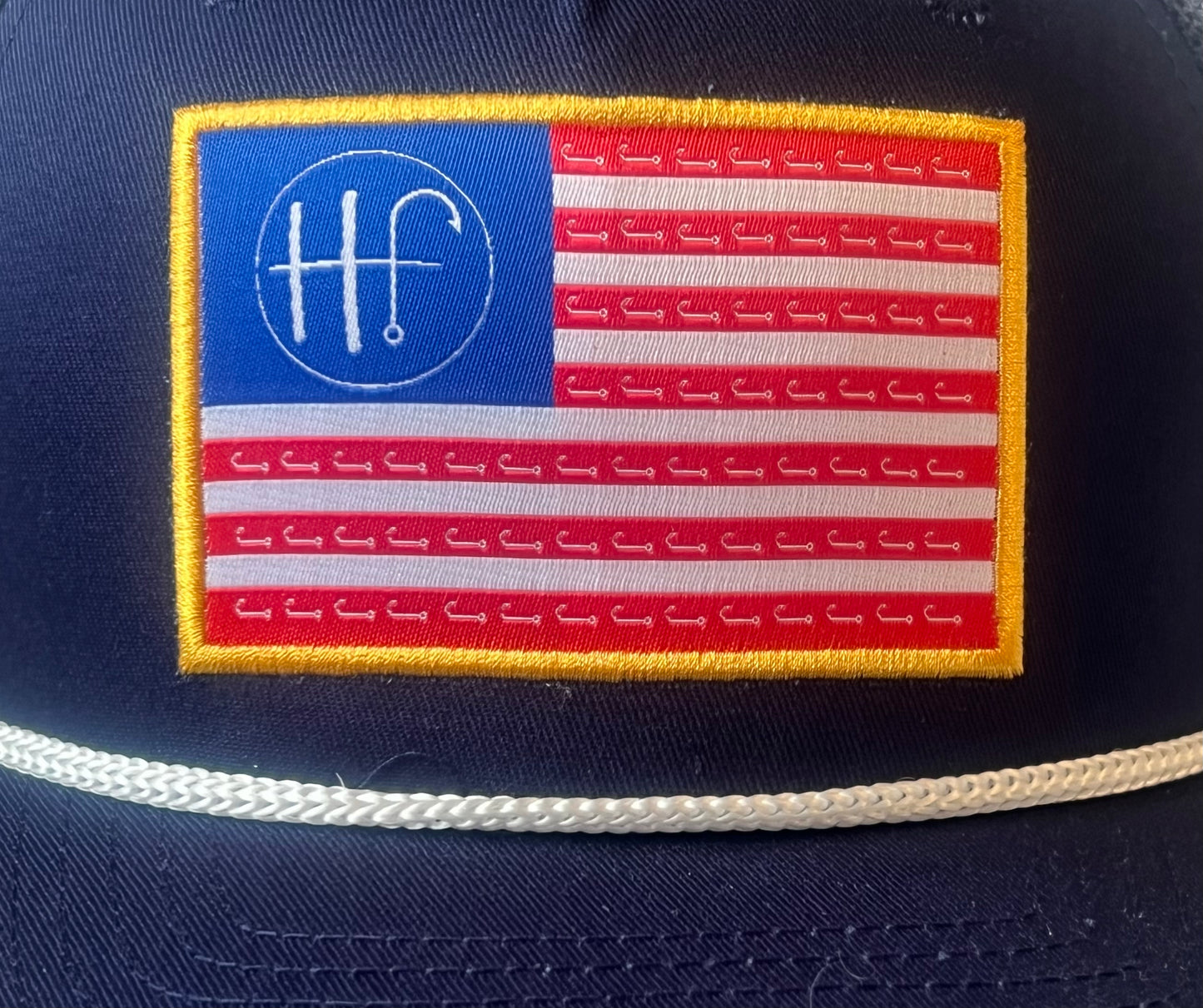 Hatfish USA Flag Trucker Cap