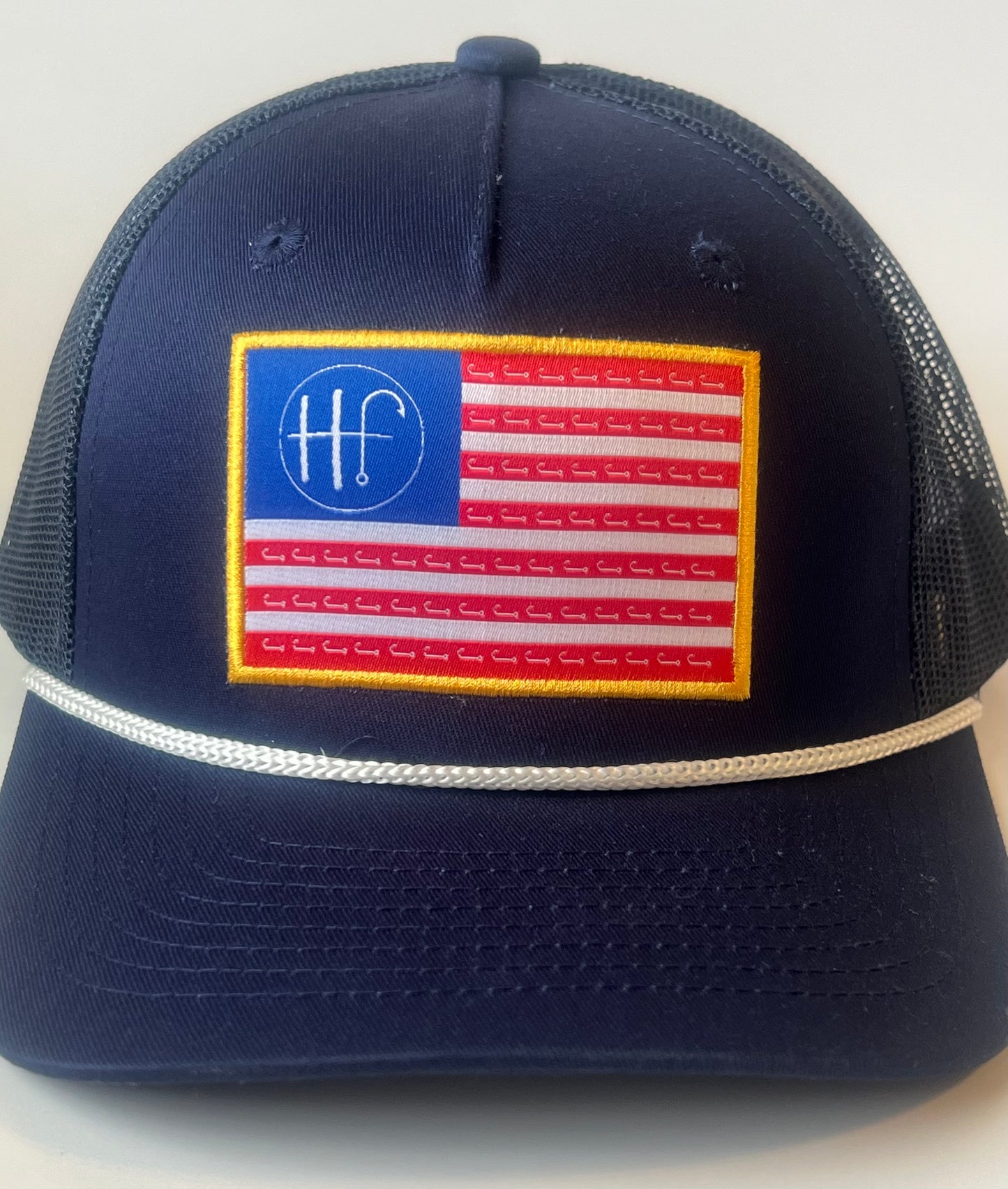 Hatfish USA Flag Trucker Cap