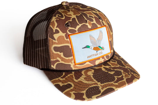 Camo Spoonbill Trucker Cap