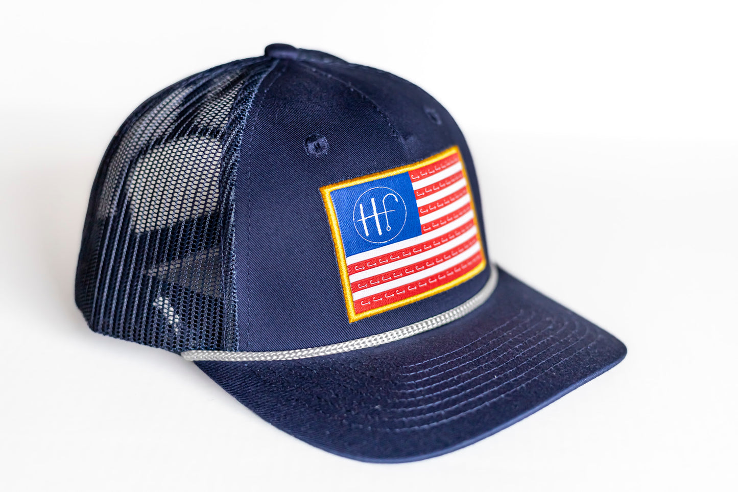 Hatfish USA Flag Trucker Cap